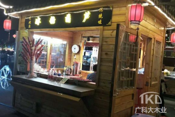 北京景区防腐木木屋售卖亭